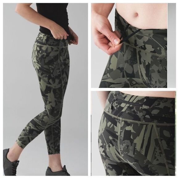 Lululemon Tight Stuff Tight
Pop Cut Fatigue Green Black - Picture 10 of 14
